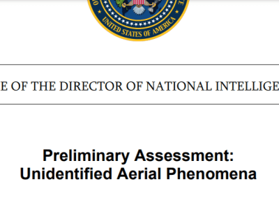 Pentagon Releases Preliminary UFO&nbsp;Report