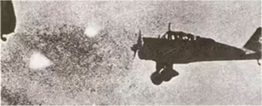 UAP following an Aircraft in WW 2