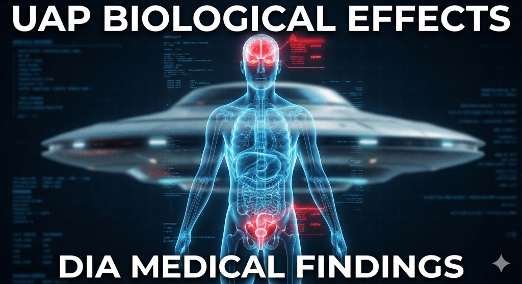 A UFO with a person who is undergoing a medical scan.