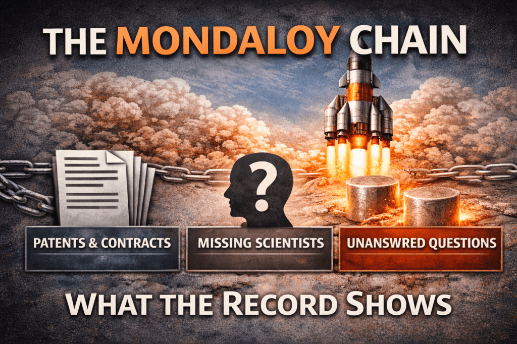 The Mondaloy Chain: What the Record Actually&nbsp;Shows